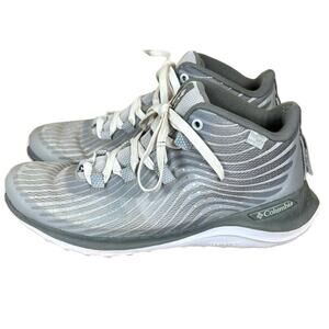 Columbia Escape Summit Outdry Gray Hiking Shoes Womens 8 Waterproof